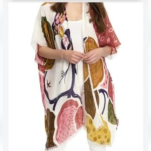 Ladies "Doing everthing In Love" Kimono OSFA Beautiful Colors Cover Up Summer